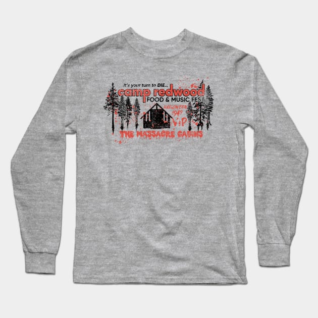 Camp Redwood Food & Music Fest Long Sleeve T-Shirt by Nazonian